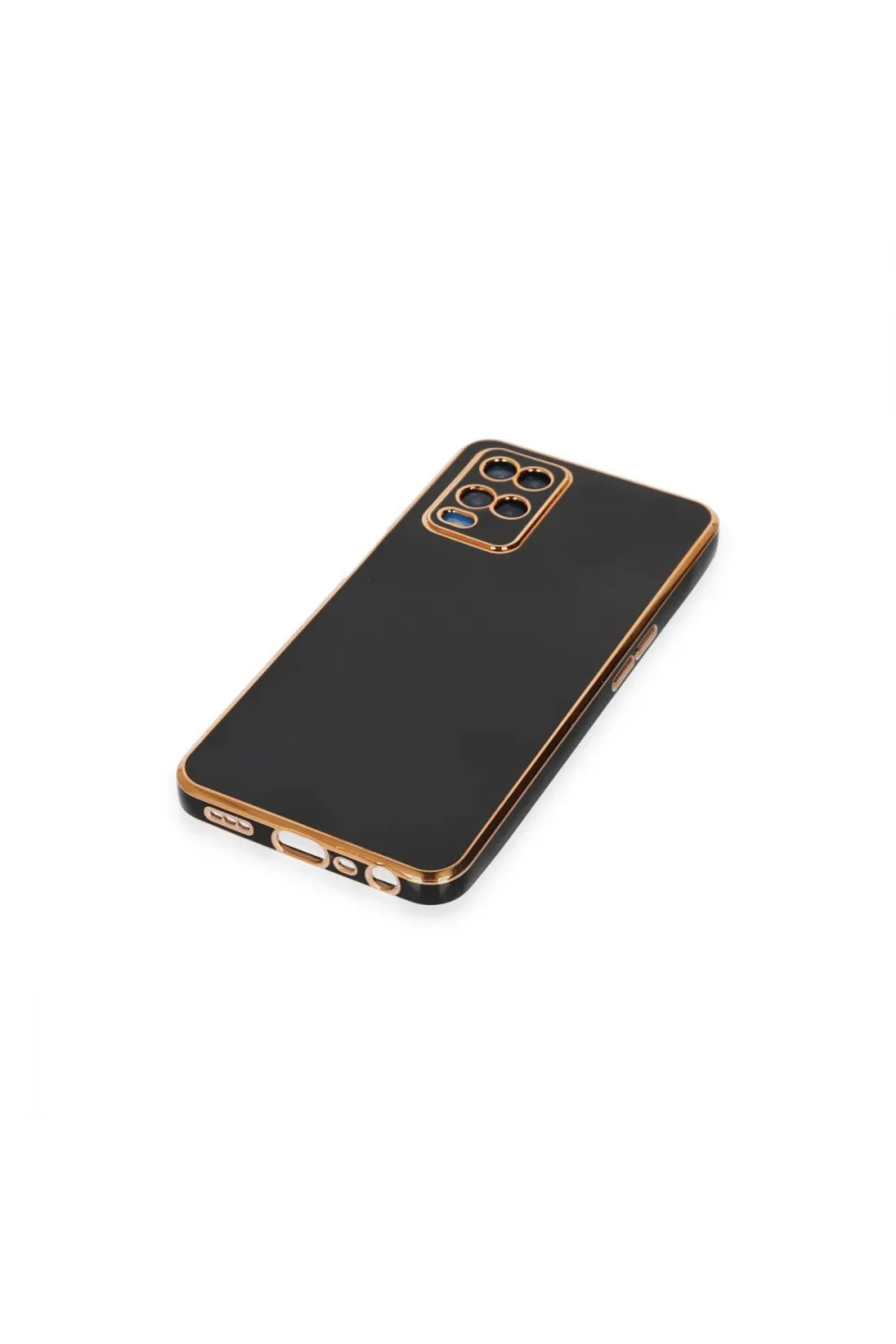 Oppo A54 4g Kılıf Volet Silikon - Siyah