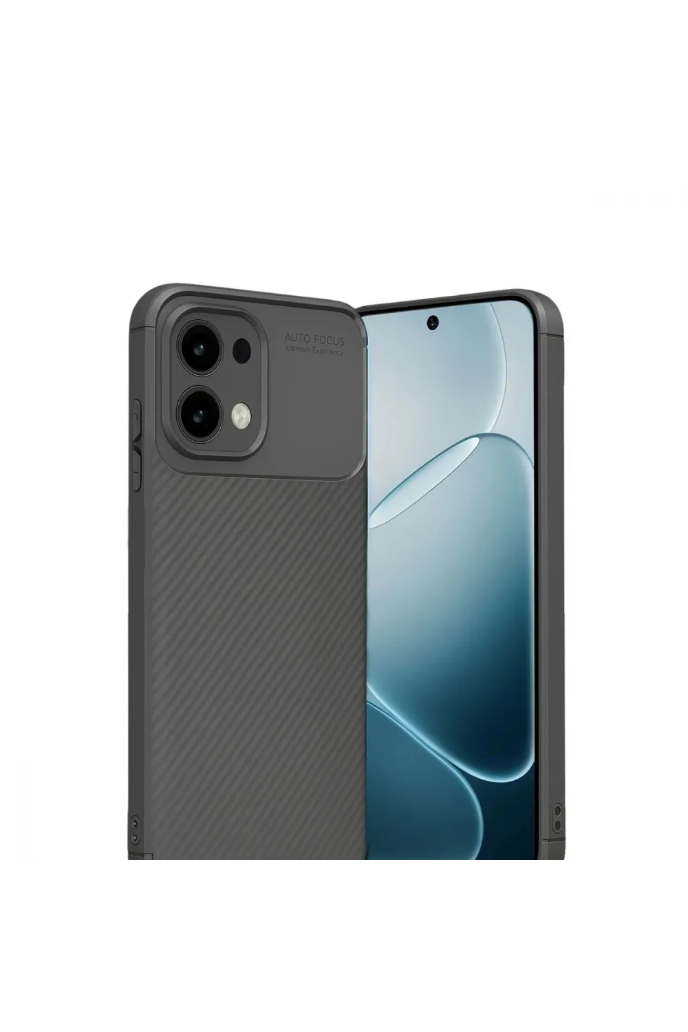 Oppo A6 Pro 4g Auto Focus Karbon Kapak - Gri