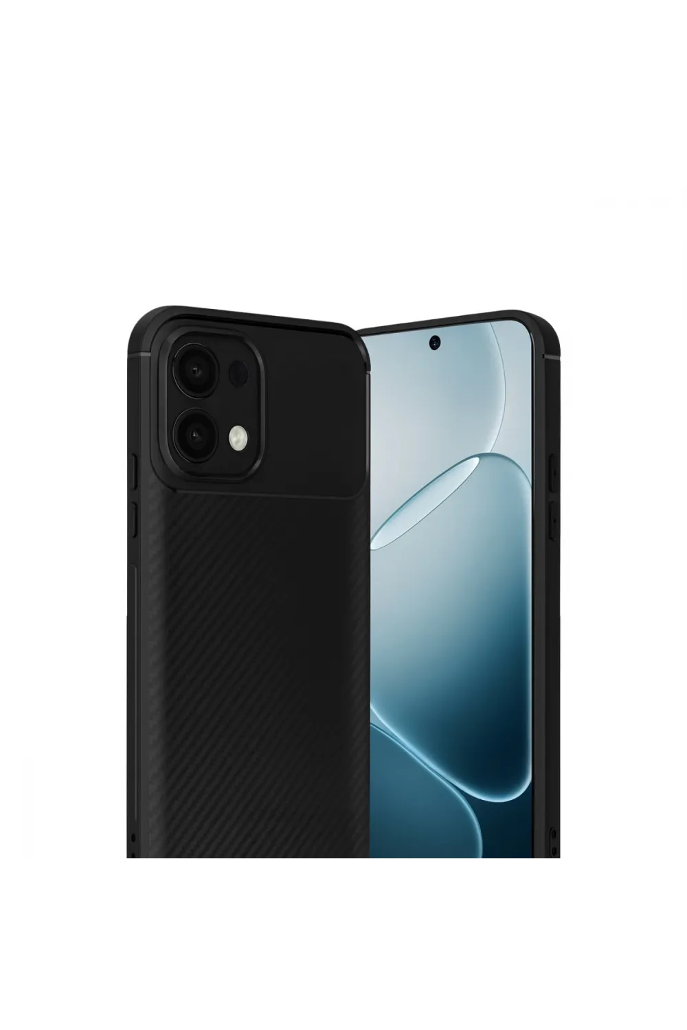 Oppo A6 Pro 4g Auto Focus Karbon Kapak - Siyah