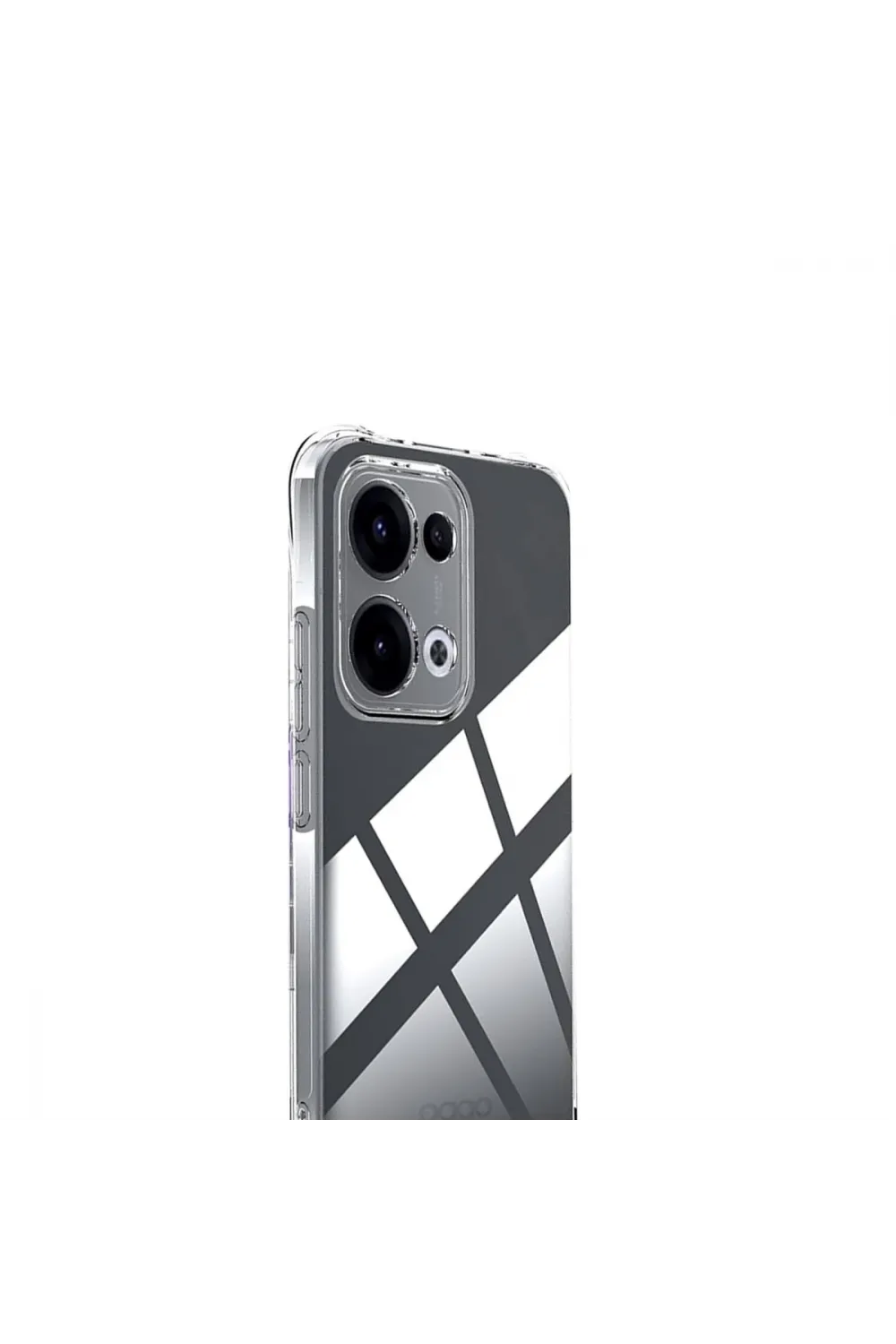 Oppo A6 Pro 4g Lüx Şeffaf Silikon - Şeffaf