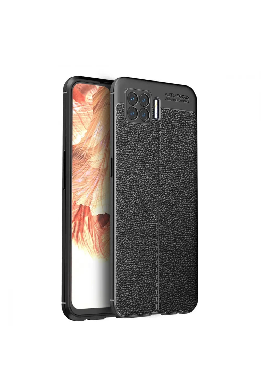 Oppo A73 Kılıf Auto Focus Kapak - Siyah