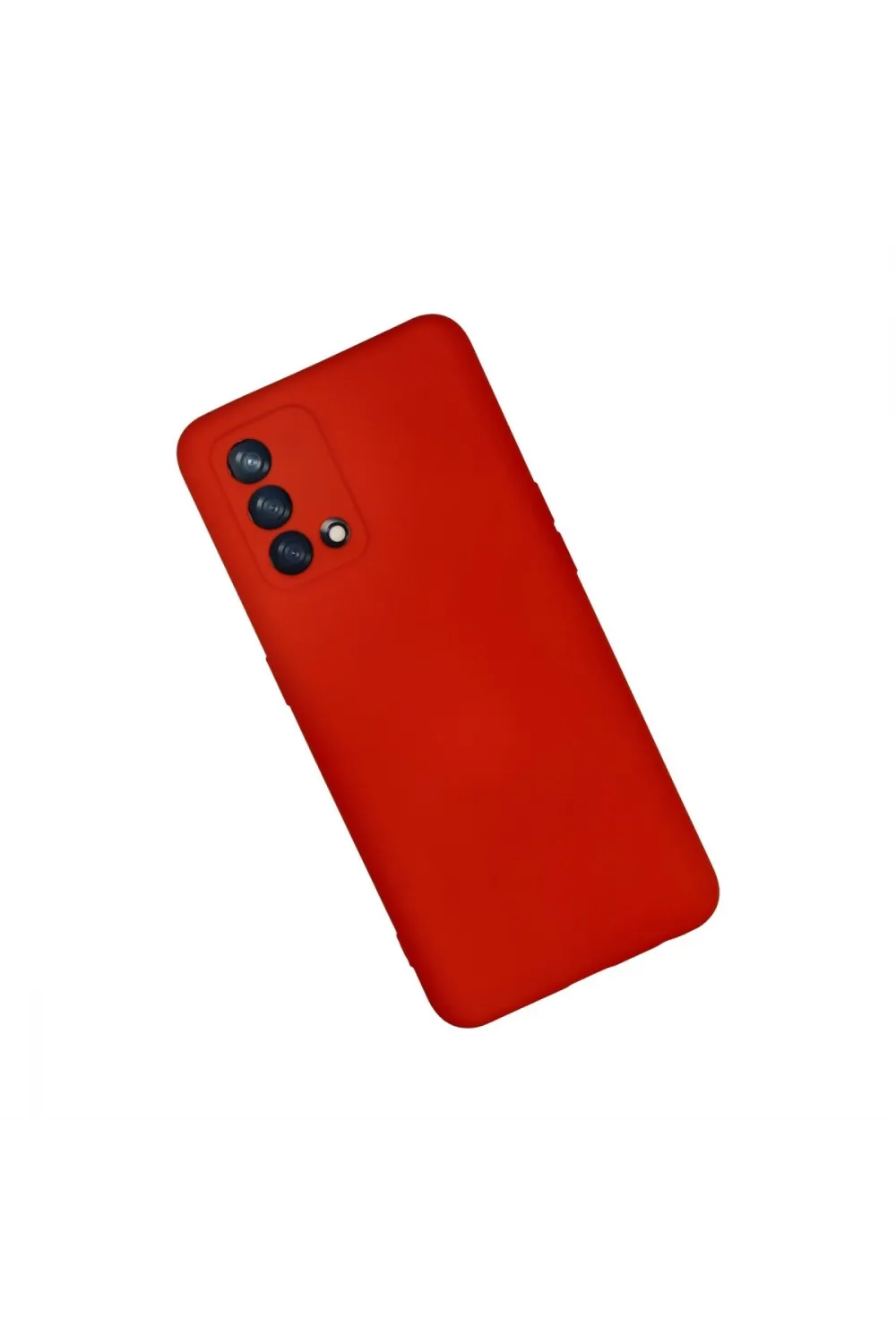 Oppo A74 4g Kılıf Nano İçi Kadife Silikon - Kırmızı
