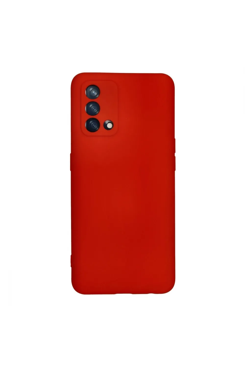 Oppo A74 4g Kılıf Nano İçi Kadife Silikon - Kırmızı