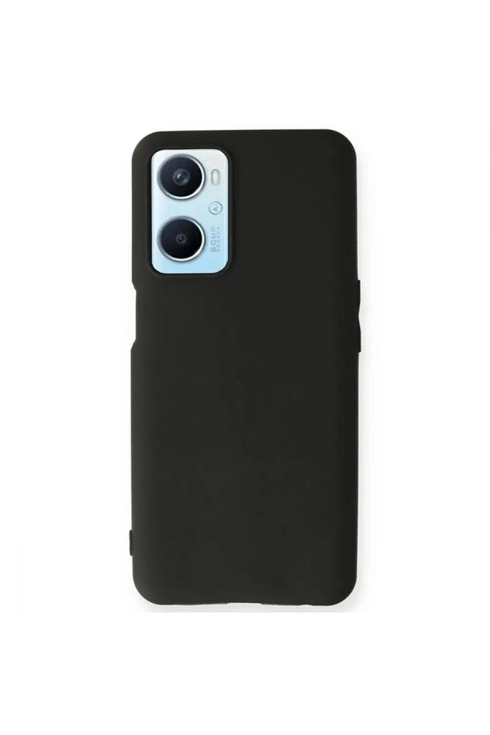 Oppo A96 Kılıf First Silikon - Siyah