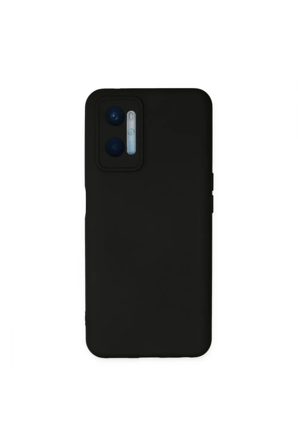 Oppo A96 Kılıf Nano İçi Kadife Silikon - Siyah