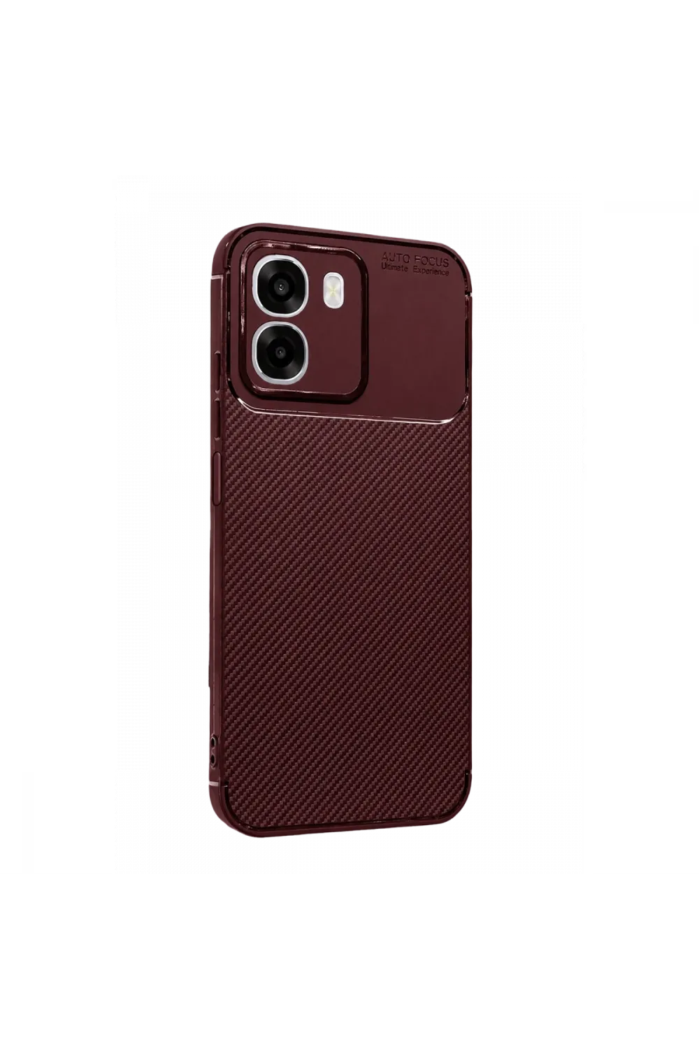 Oppo Oppo A6t 5g Auto Focus Karbon Kapak - Bordo