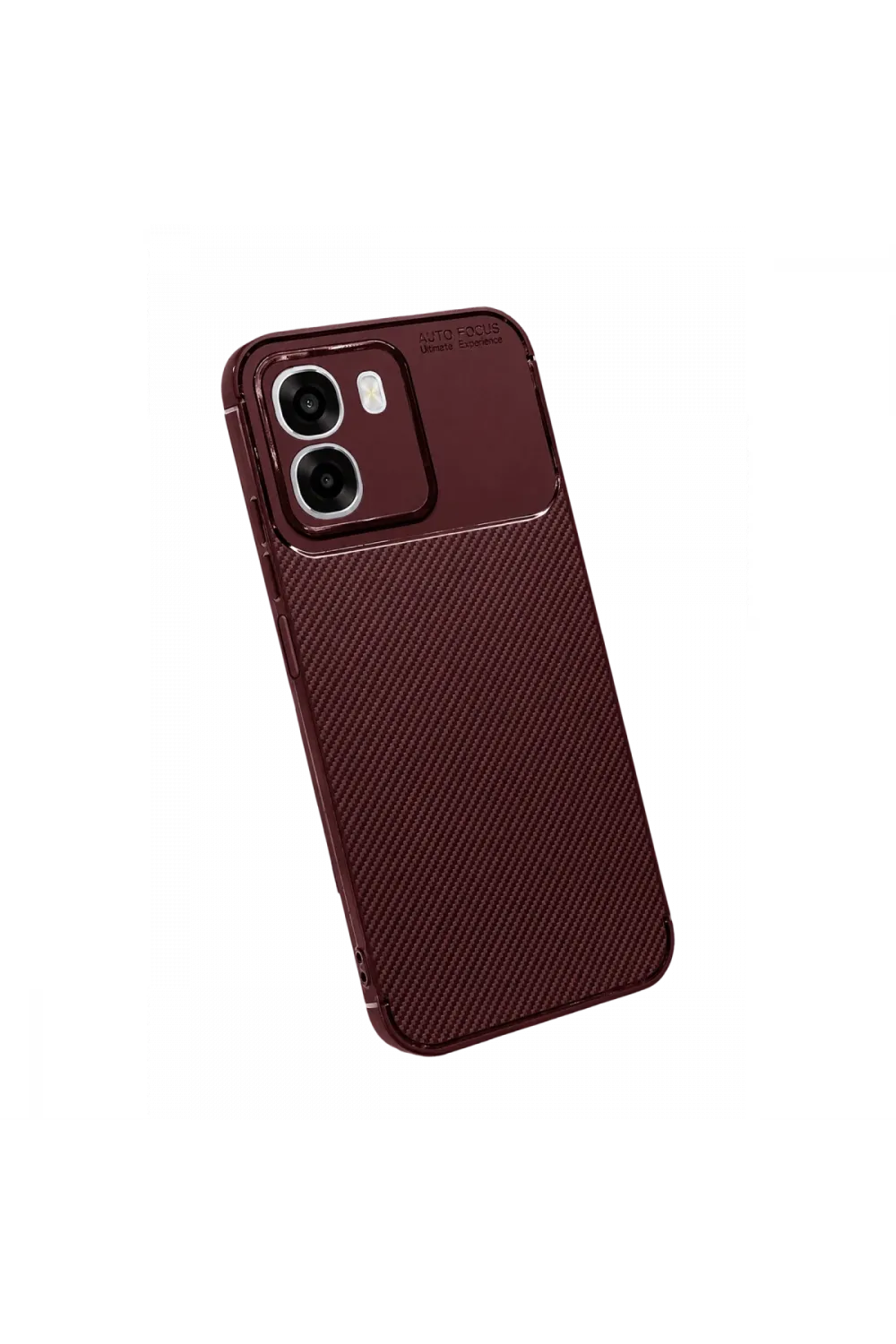 Oppo Oppo A6t 5g Auto Focus Karbon Kapak - Bordo
