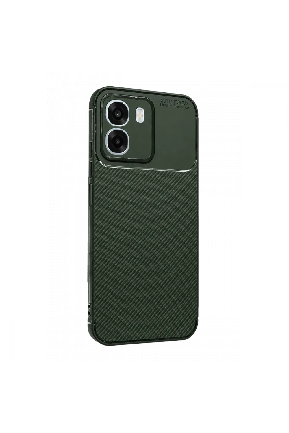 Oppo Oppo A6t 5g Auto Focus Karbon Kapak - Koyu Yeşil