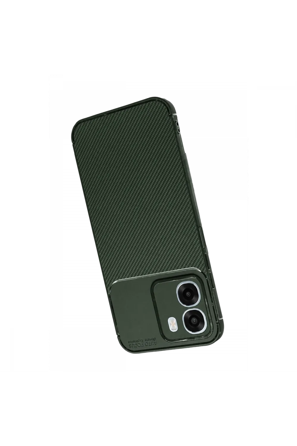 Oppo Oppo A6t 5g Auto Focus Karbon Kapak - Koyu Yeşil