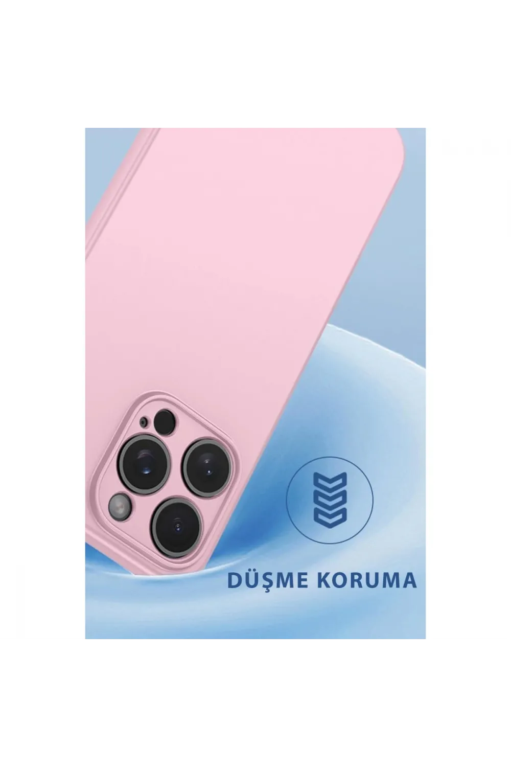 Oppo Reno 11f Kılıf First Silikon - Mavi