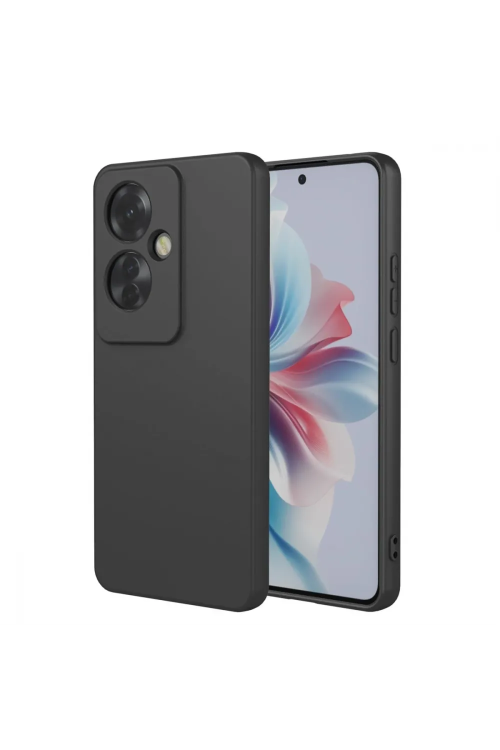 Oppo Reno 11f Kılıf First Silikon - Siyah