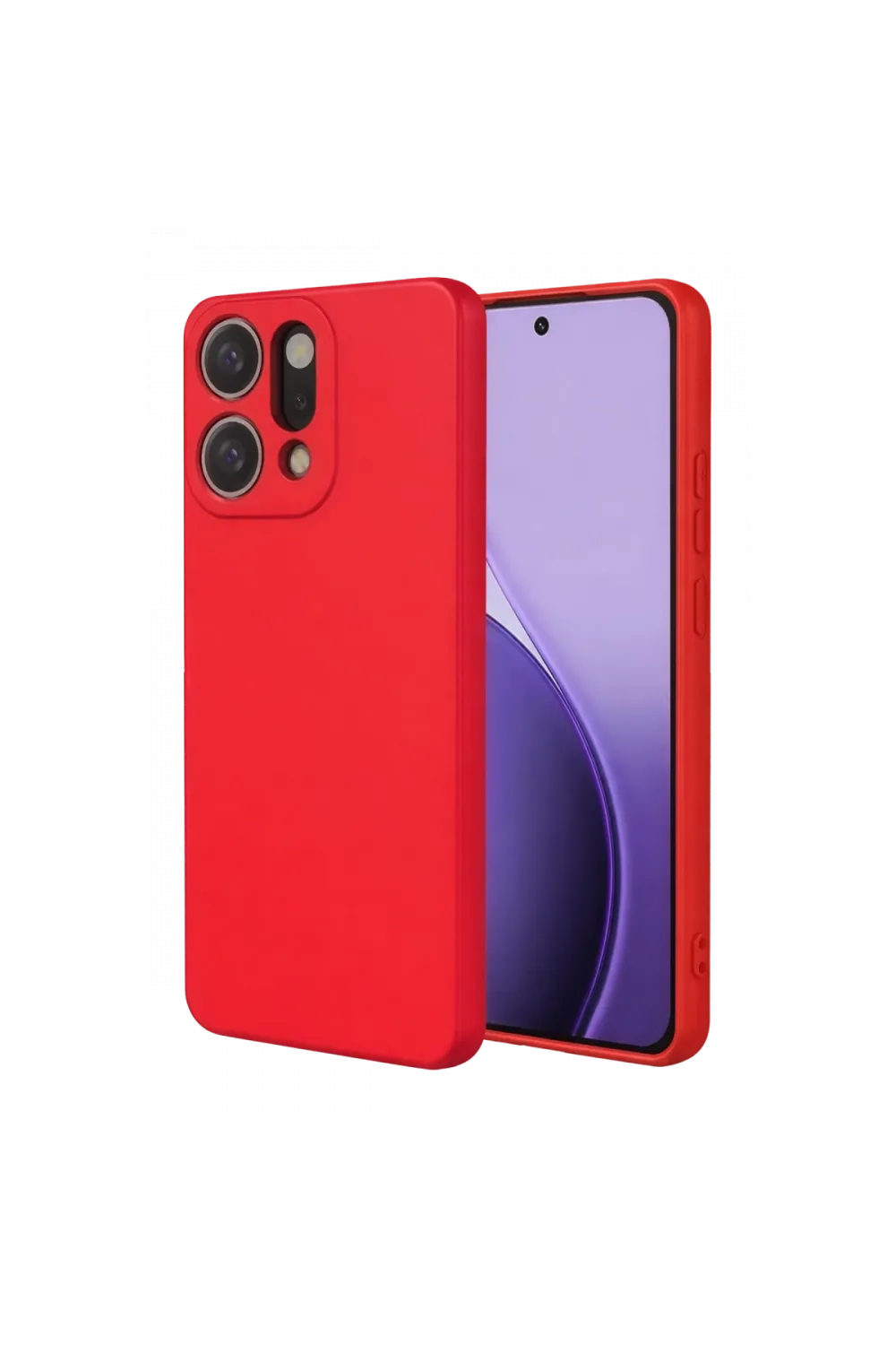 Oppo Reno 14 First Silikon - Kırmızı