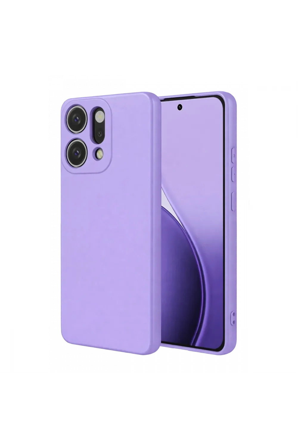 Oppo Reno 14 First Silikon - Lila