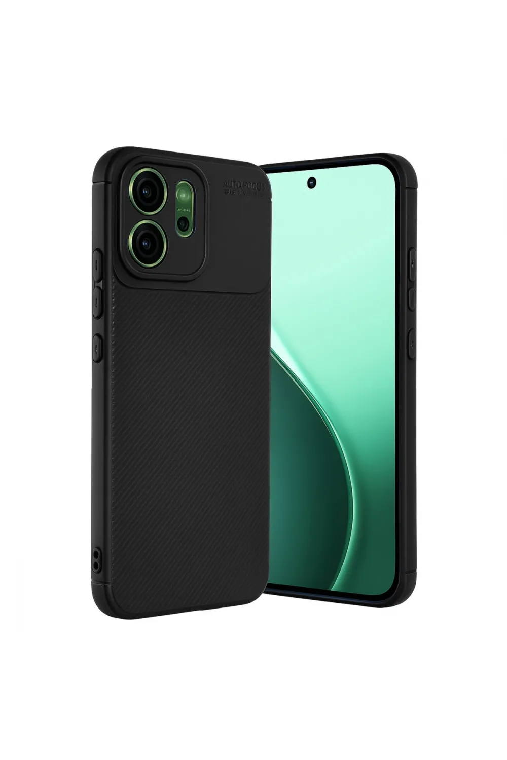 Oppo Reno 14f Auto Focus Karbon Kapak - Siyah