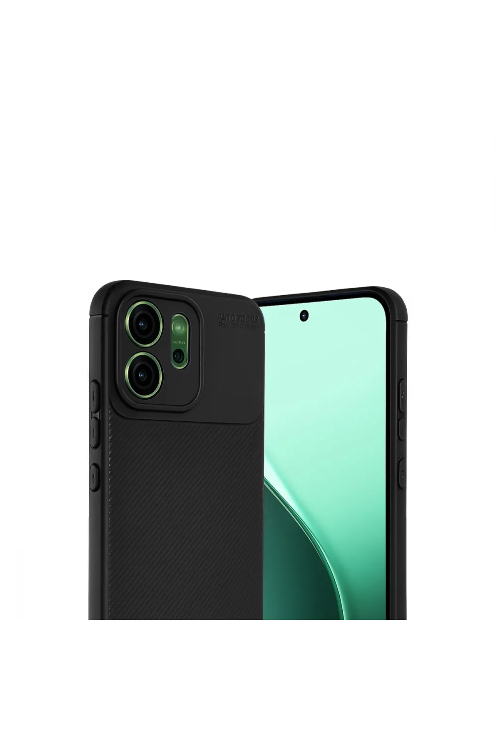 Oppo Reno 14f Auto Focus Karbon Kapak - Siyah
