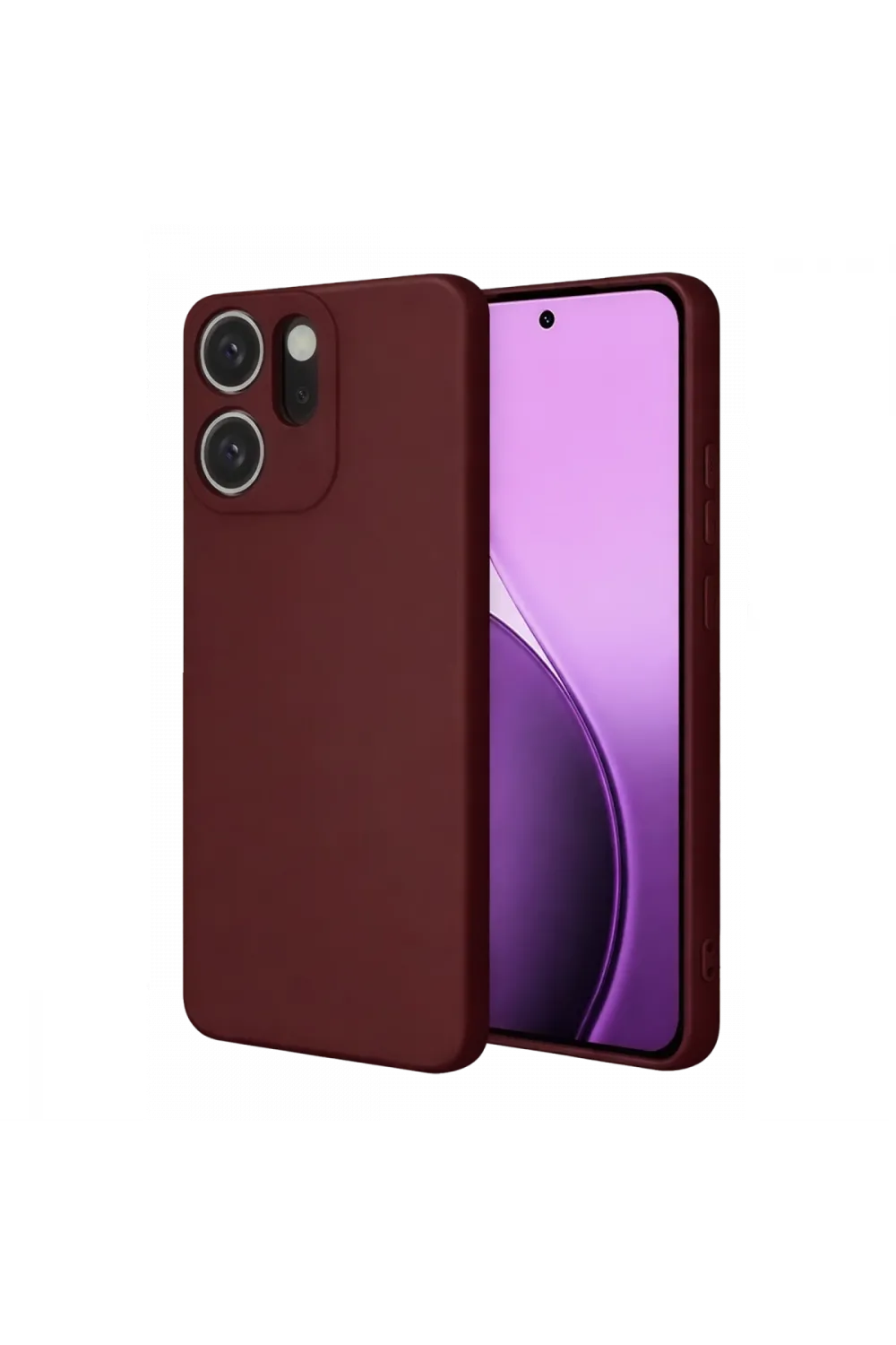 Oppo Reno 14f First Silikon - Bordo