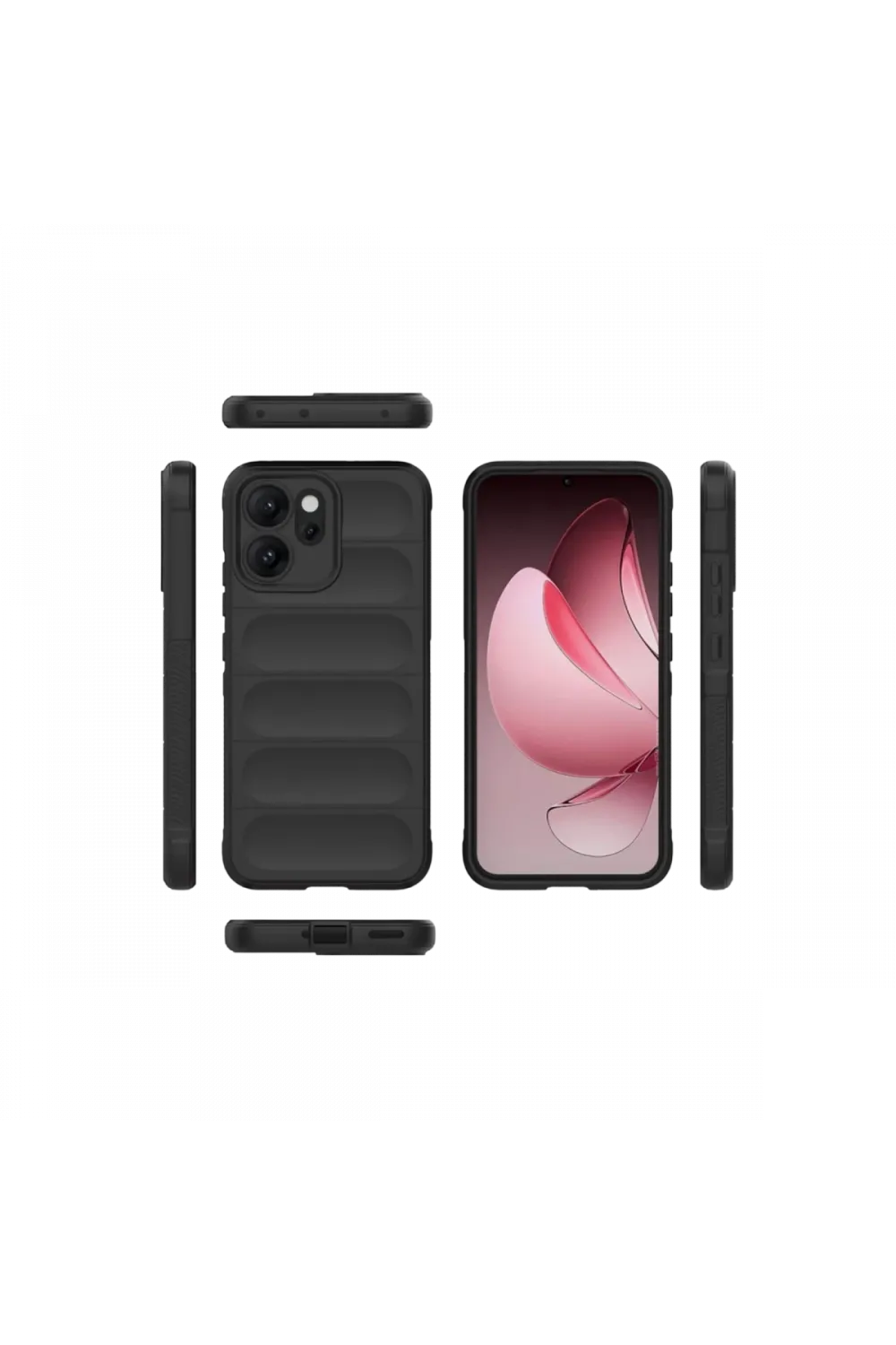 Oppo Reno 14F Optimum Silikon - Siyah