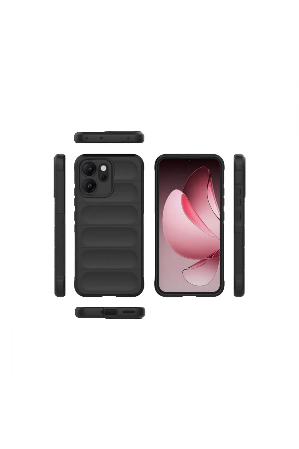 Oppo Reno 14f Optimum Silikon - Siyah