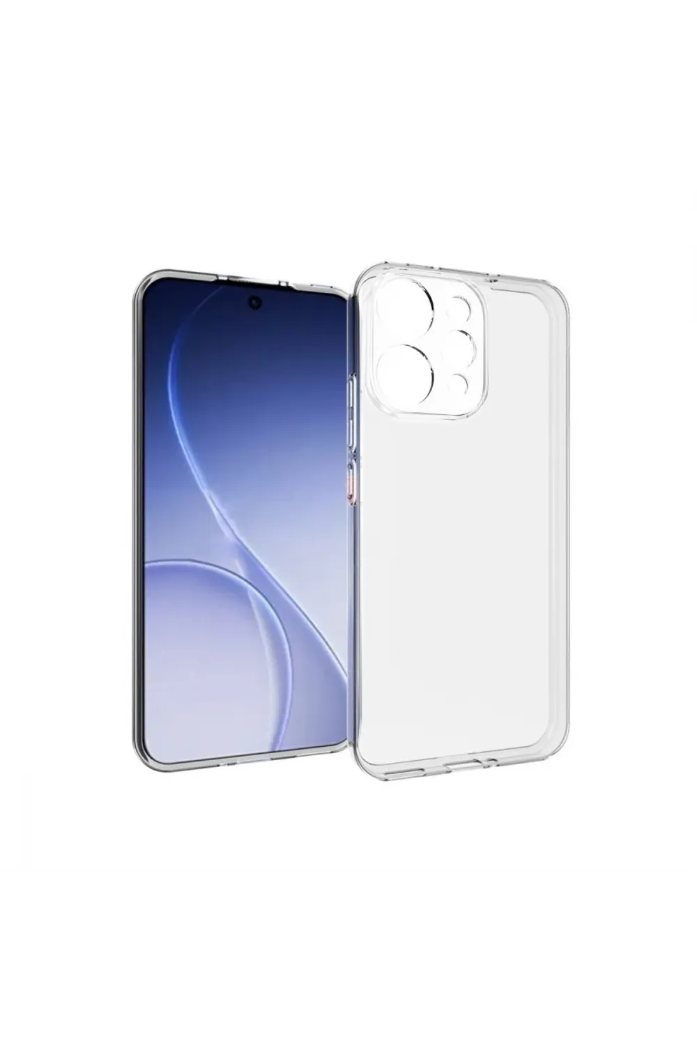 Oppo Reno 15 Lüx Şeffaf Silikon - Şeffaf