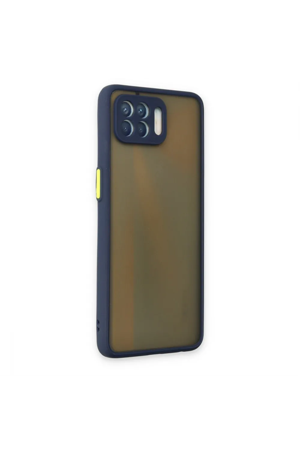 Oppo Reno 4 Lite Kılıf Montreal Silikon Kapak - Lacivert