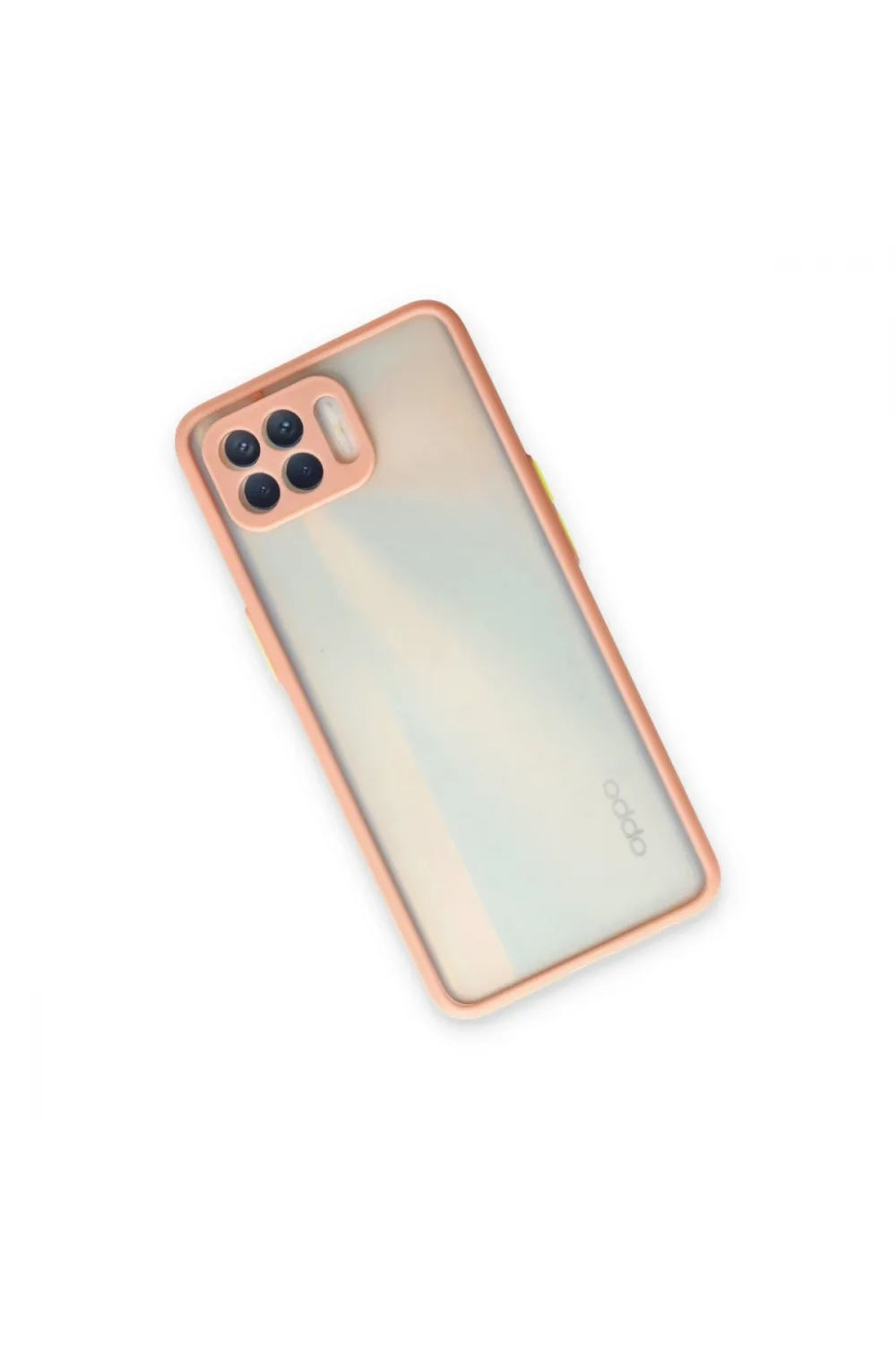 Oppo Reno 4 Lite Kılıf Montreal Silikon Kapak - Pembe