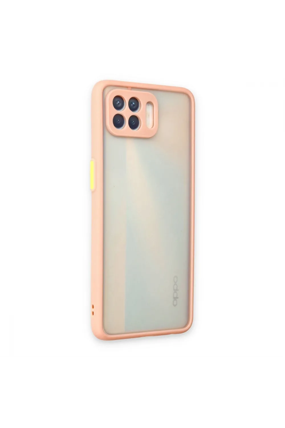 Oppo Reno 4 Lite Kılıf Montreal Silikon Kapak - Pembe