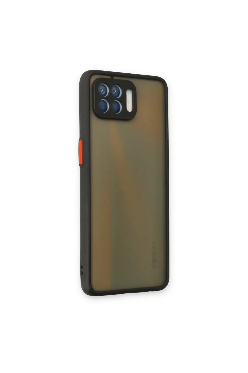 Oppo Reno 4 Lite Kılıf Montreal Silikon Kapak - Siyah