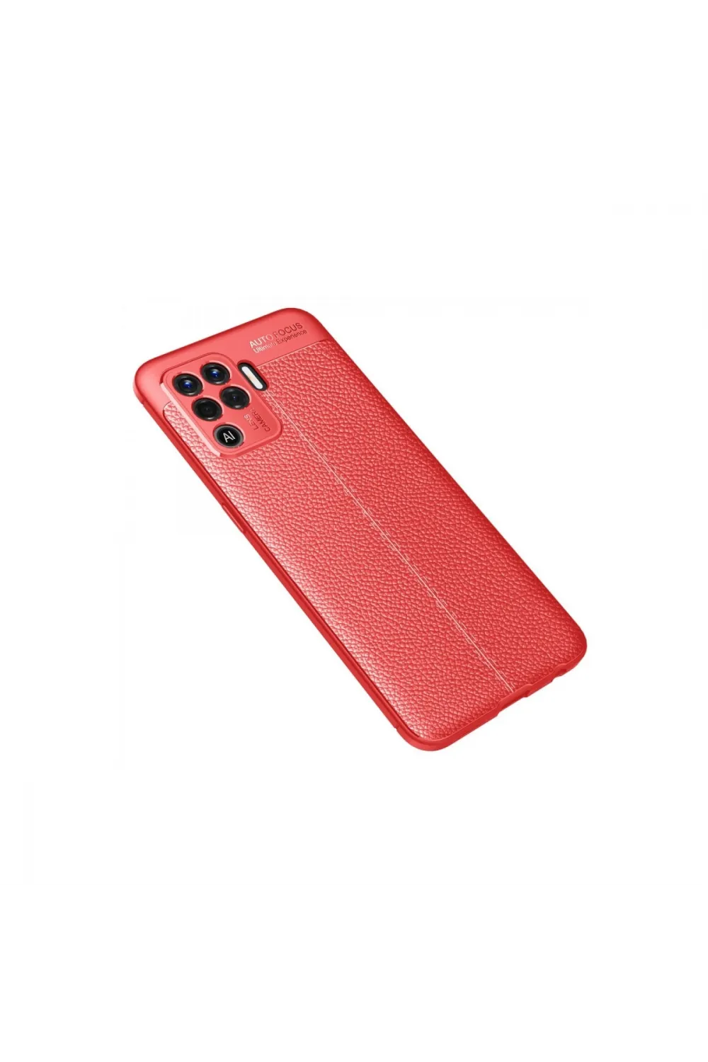 Oppo Reno 5 Lite Kılıf Auto Focus Kapak - Kırmızı
