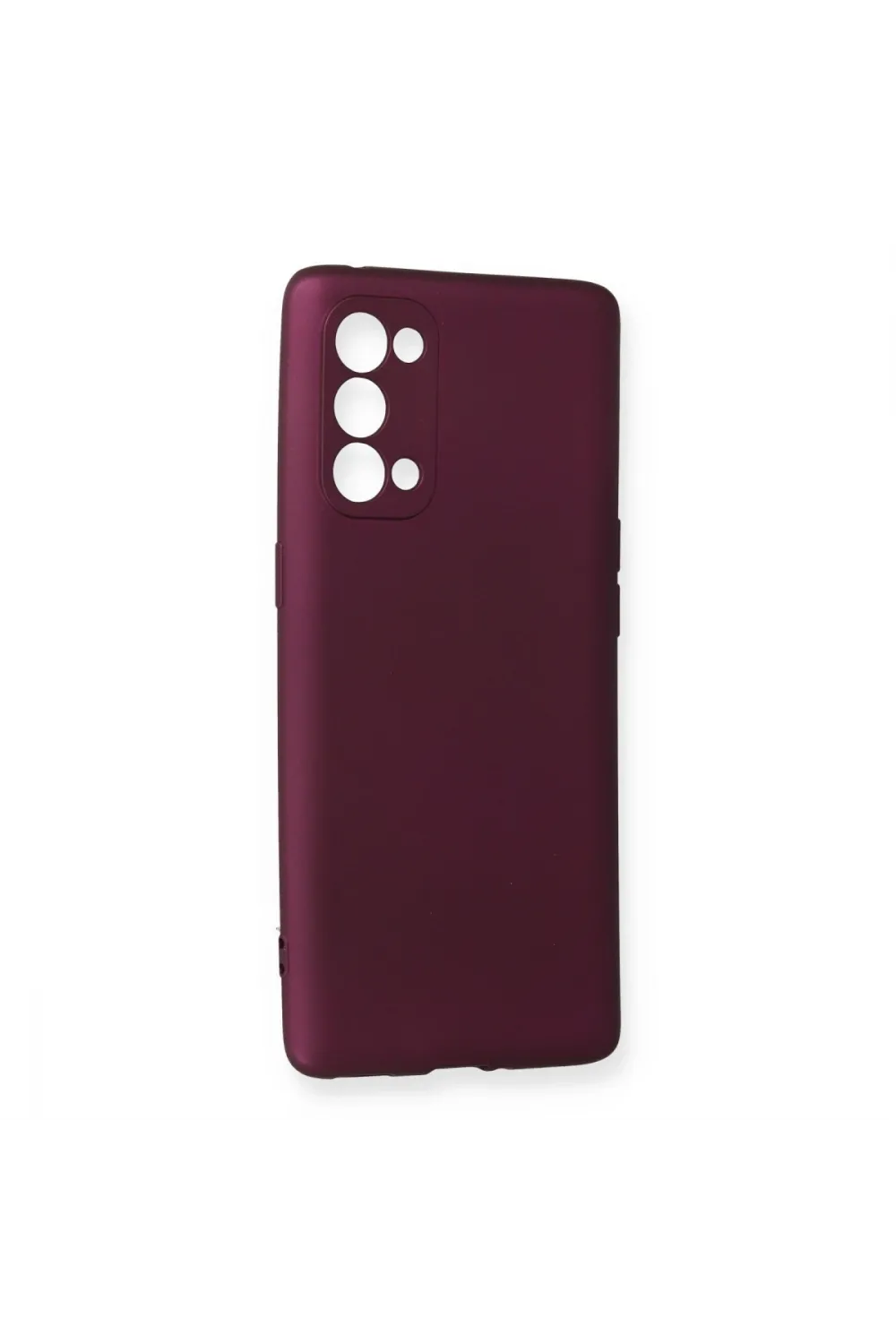Oppo Reno 5 Pro Kılıf First Silikon - Mürdüm