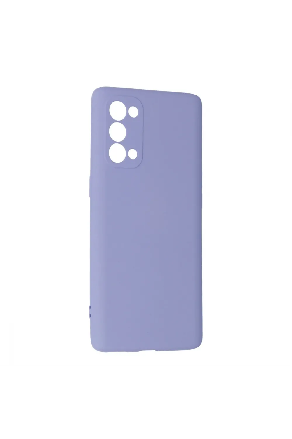 Oppo Reno 5 Pro Kılıf Nano İçi Kadife Silikon - Lila