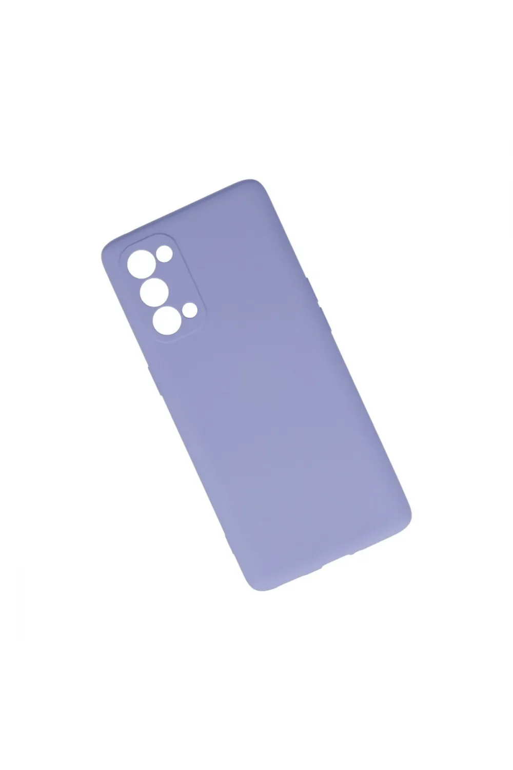 Oppo Reno 5 Pro Kılıf Nano İçi Kadife Silikon - Lila
