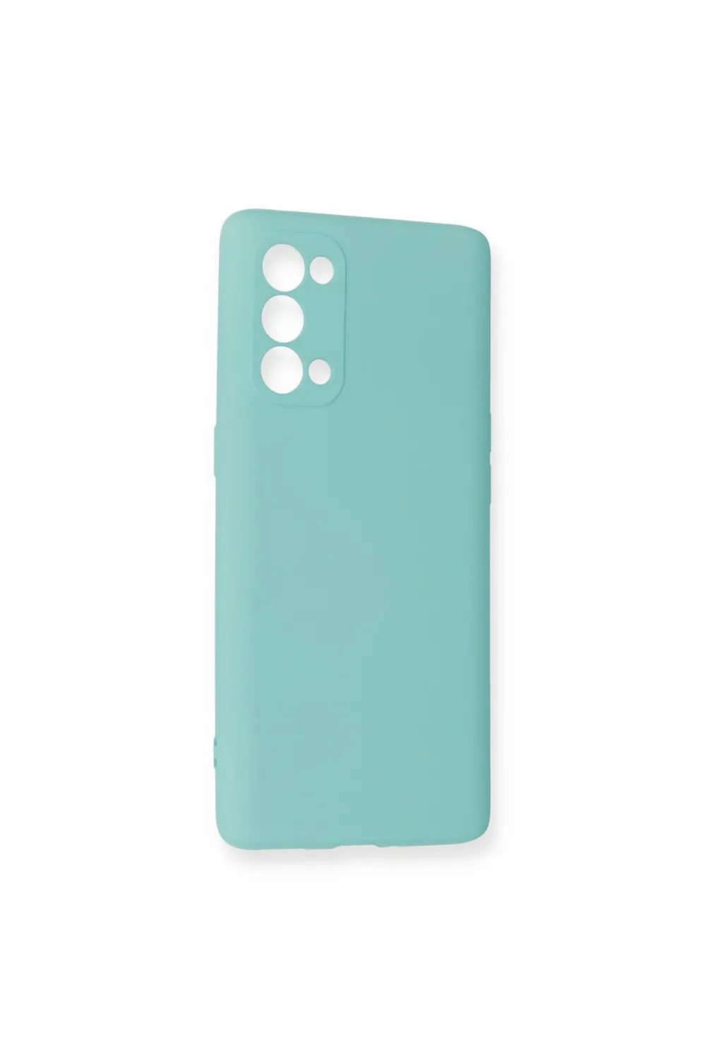 Oppo Reno 5 Pro Kılıf Nano İçi Kadife Silikon - Turkuaz