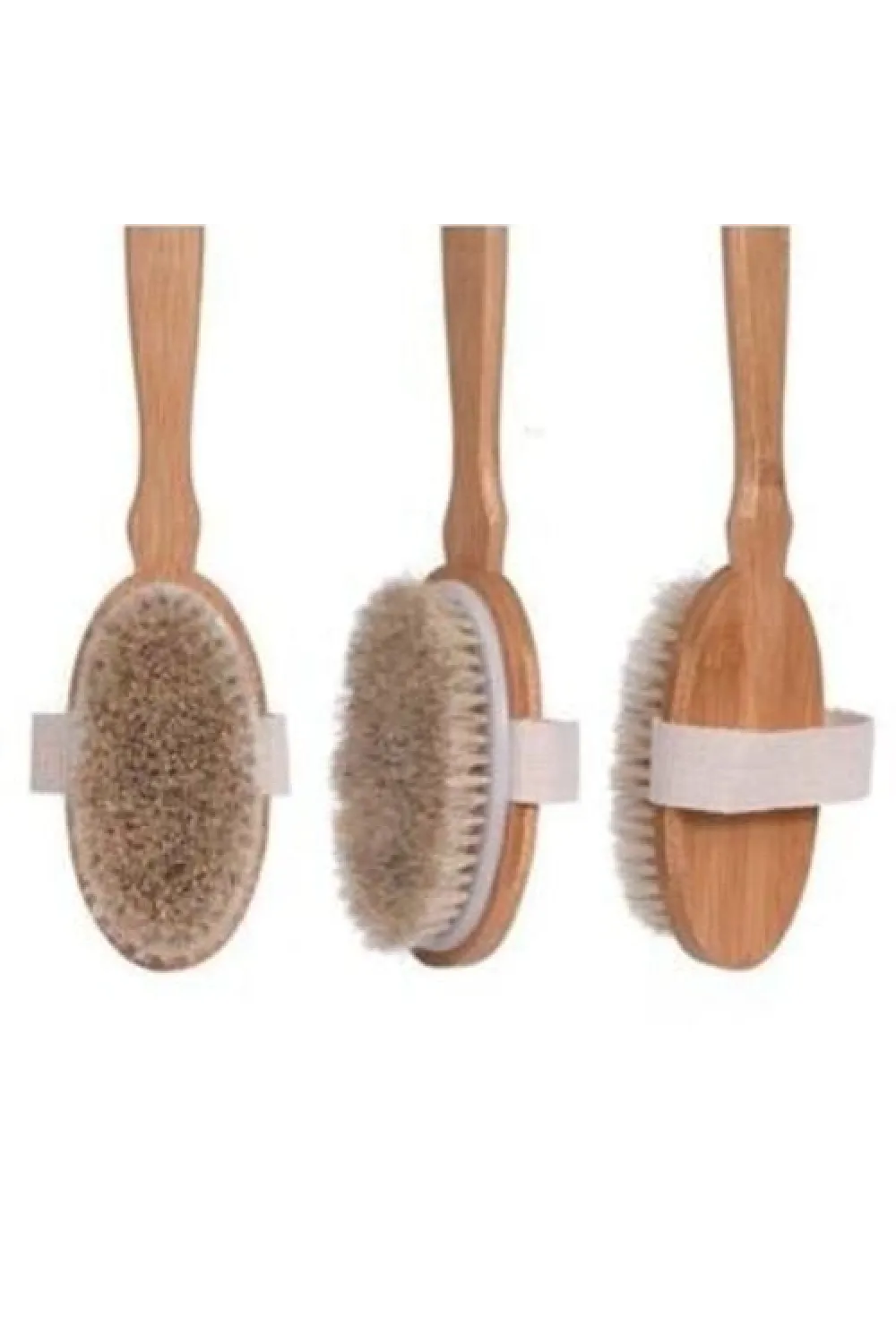 Organik Doğal At Kılı Banyo Fırçası