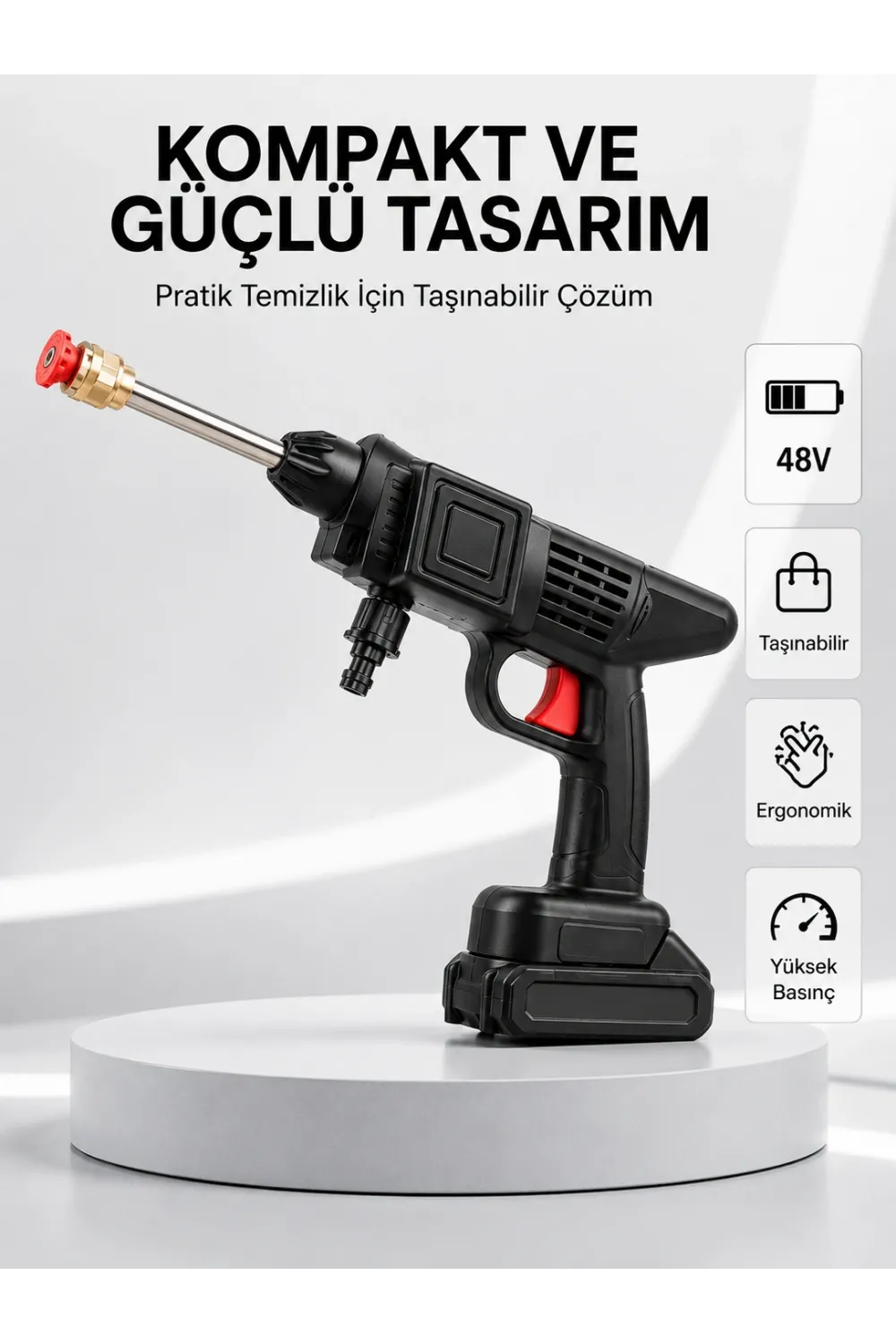 Orijinal 48v Şarjlı Basınçlı Temizlik Tabancası 2025 A Kalite Seri