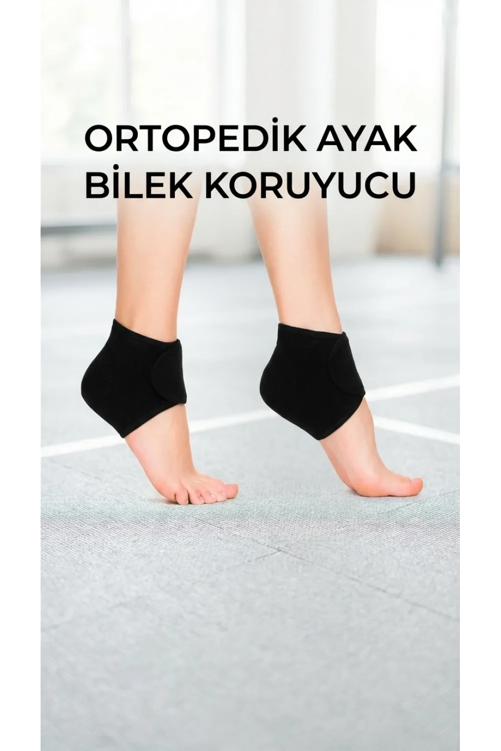 Ortopedik Topuk Dikeni Destekli Silikonlu Çorap 2li Set