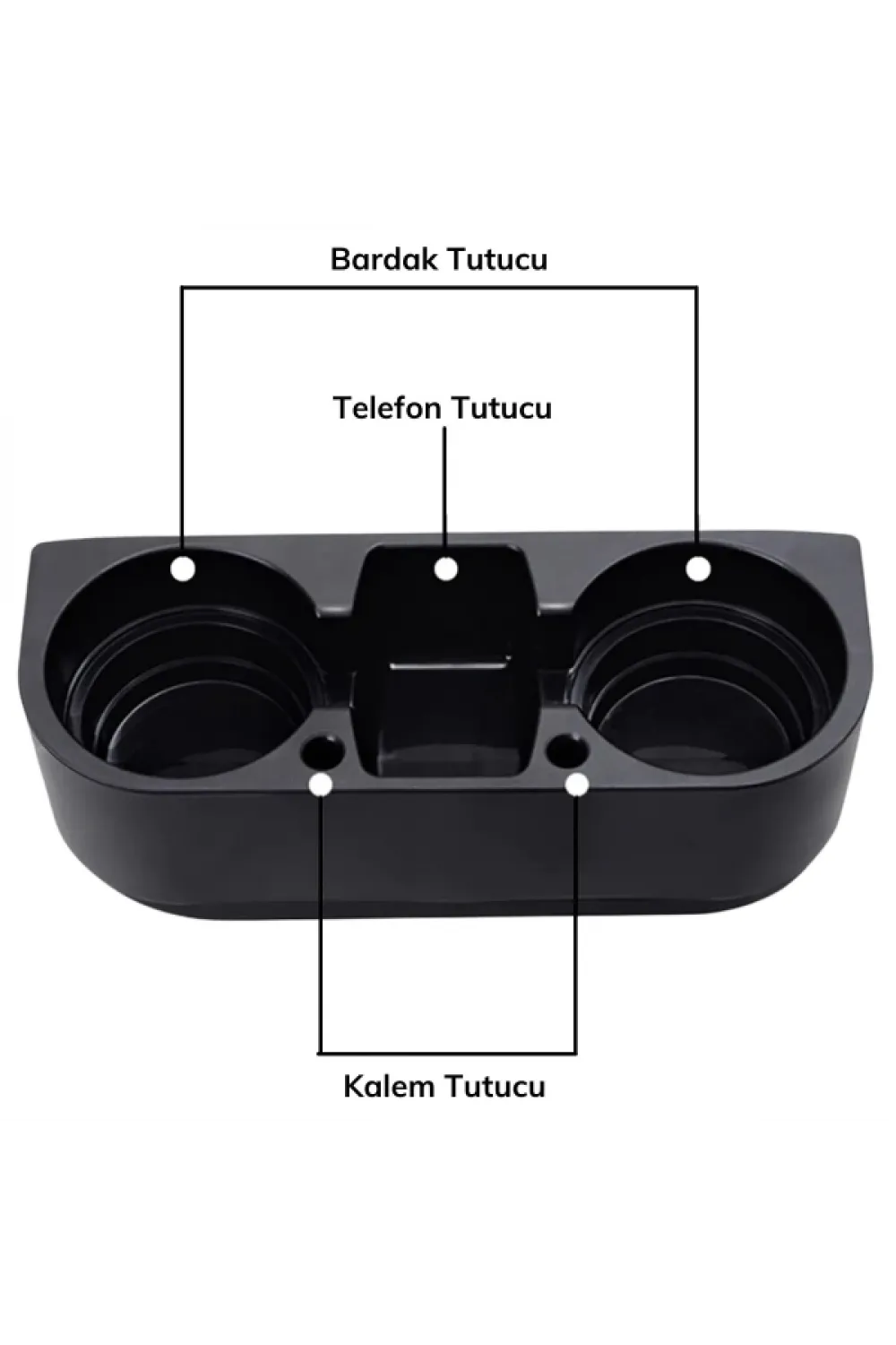 Oto Koltuk Yanı Bardak Tutucu Organizer
