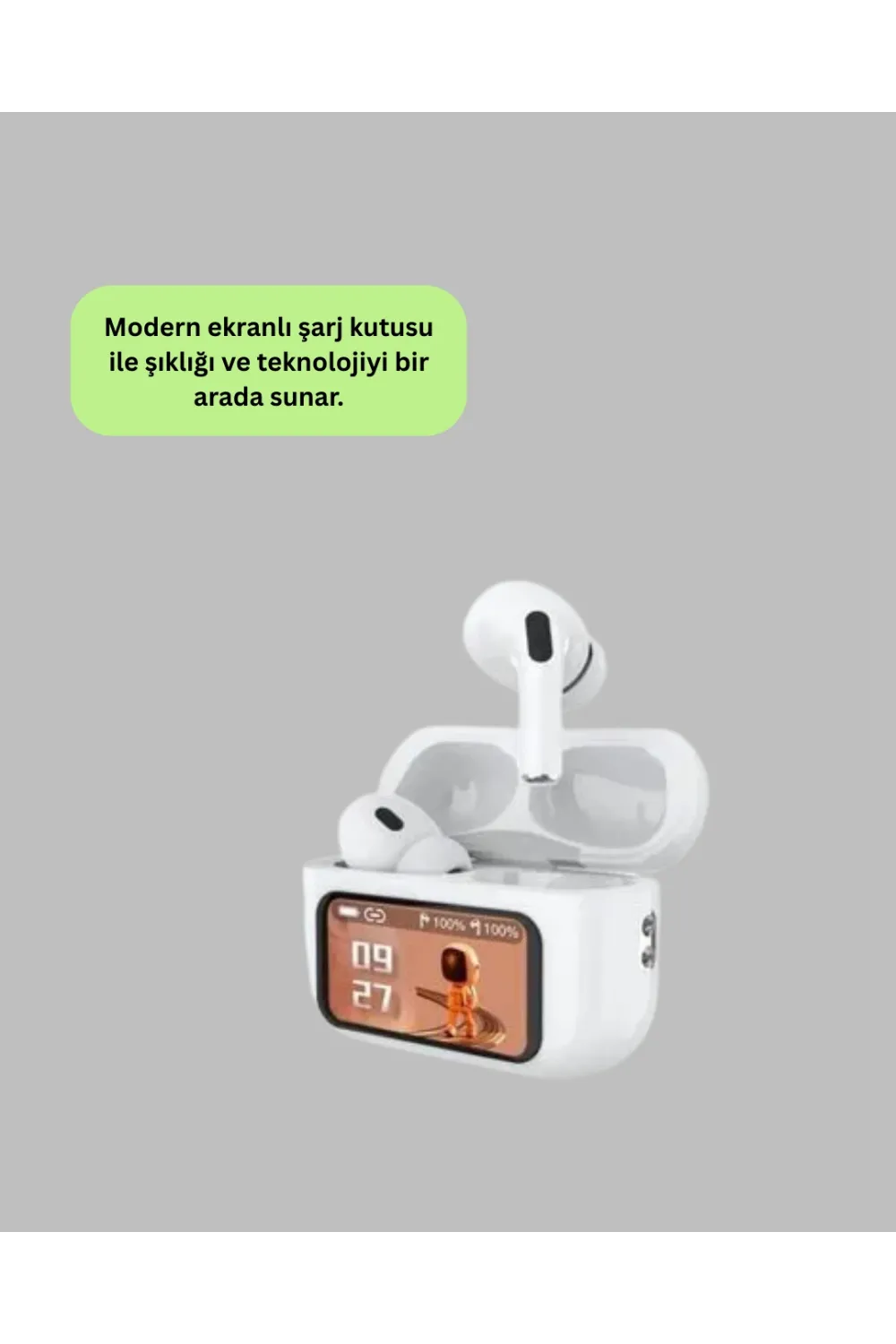 Otomatik Bağlantılı Bluetooth Kulaklık Anc Özellikli Su Ve Ter Dayanıklı