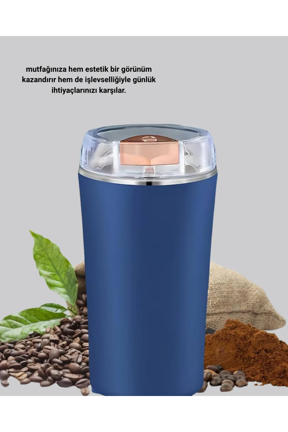 Otomatik Paslanmaz Çelik Kahve Ve Baharat Öğütücü