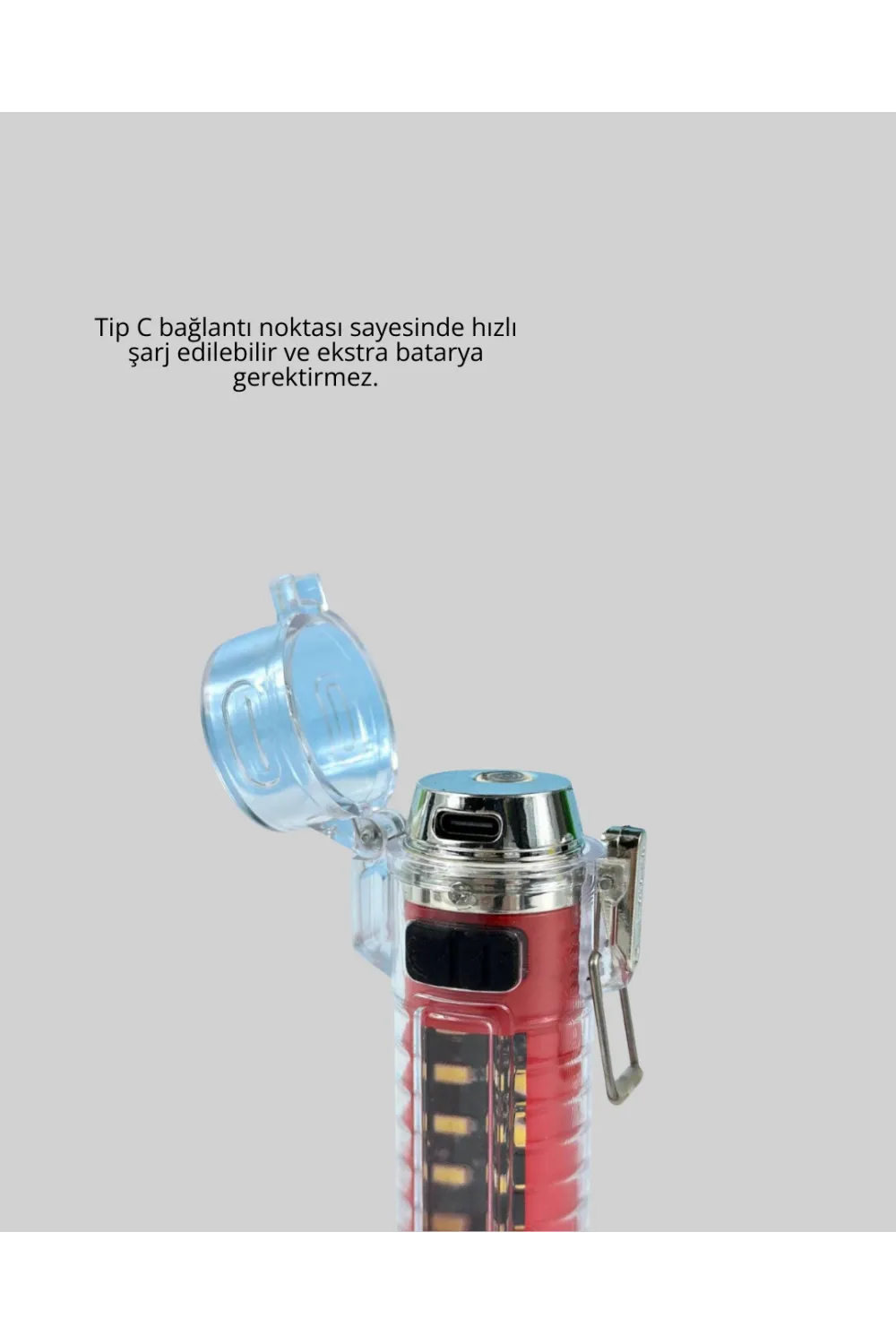 Outdoor Uyumlu Elektrikli Çakmak Fener