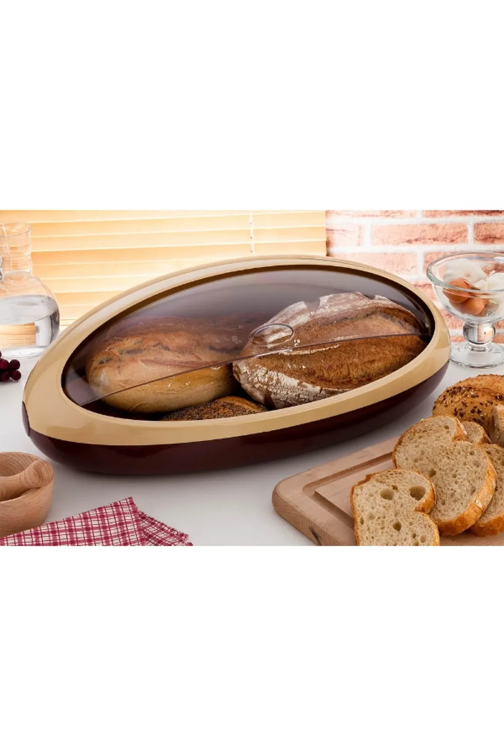 Oval Ekmek Saklama Kutusu