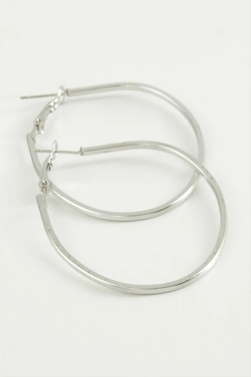 Oval Halka Küpe 5 cm
