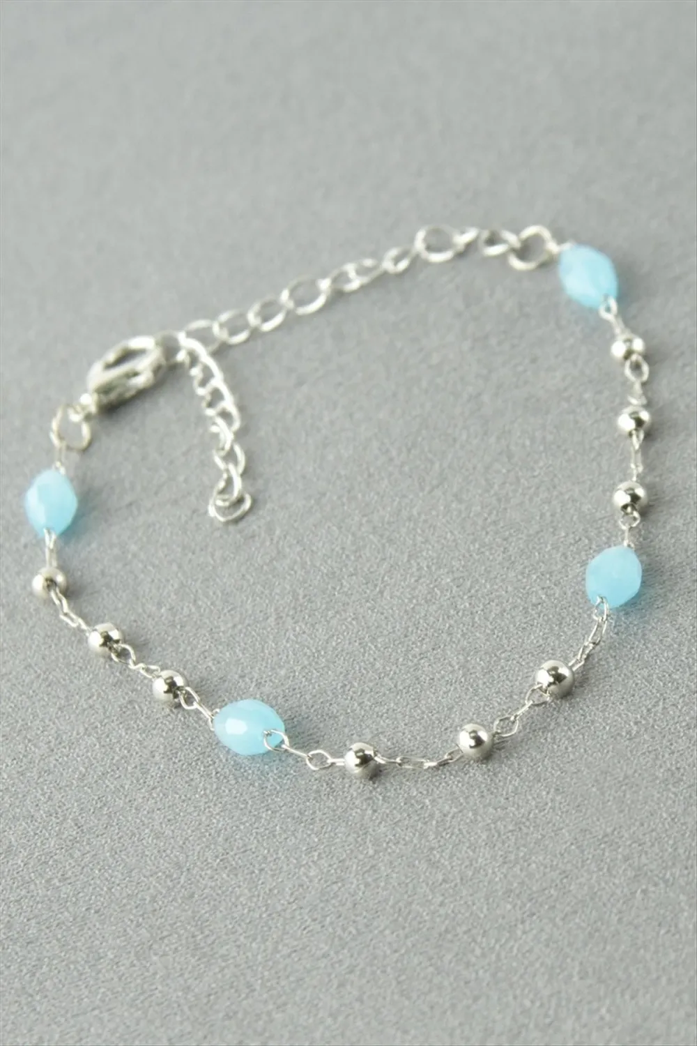 Oval Kristal Taşlı Bileklik