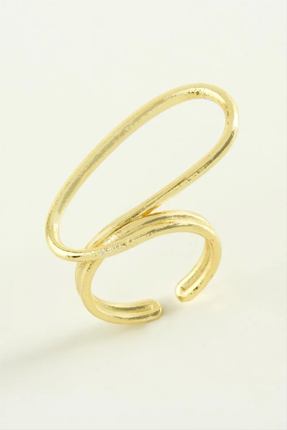 Oval Metal Yüzük