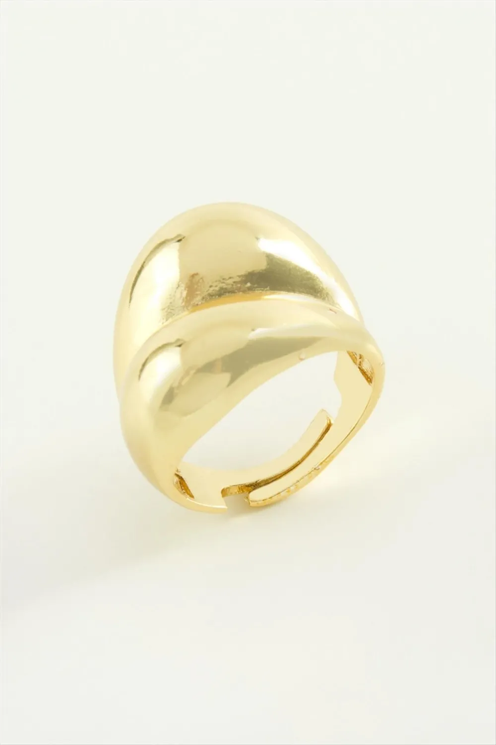 Oval Metal Yüzük