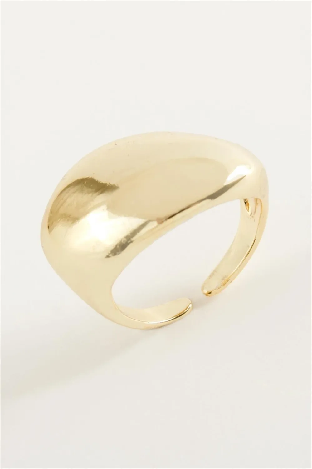 Oval Metal Yüzük