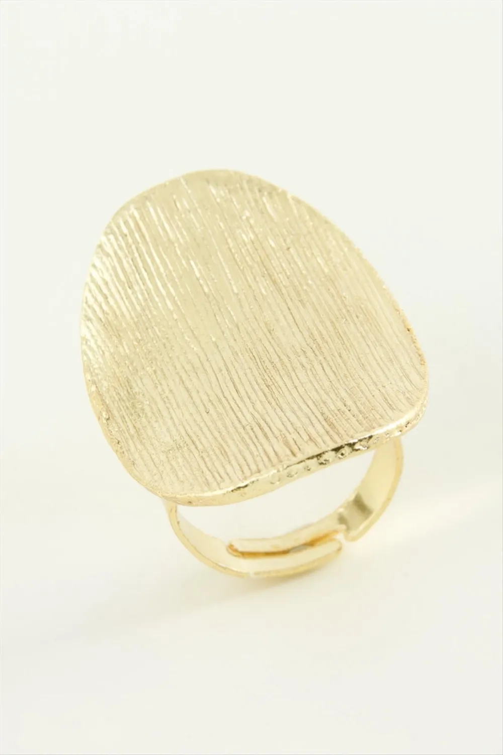 Oval Metal Yüzük