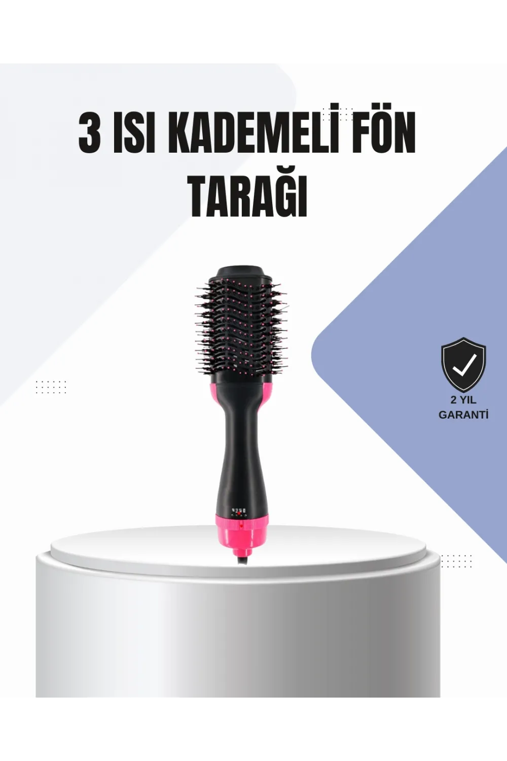 Oval Tasarımlı Profesyonel Fönlü Saç Şekillendirici