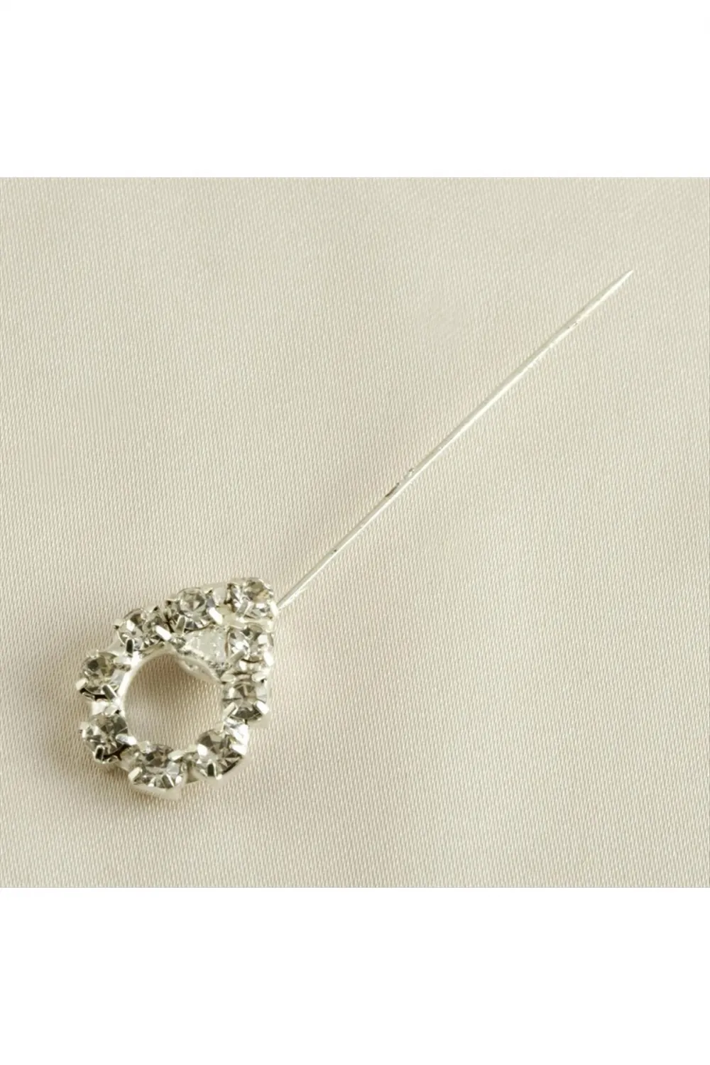 Oval Taşlı Eşarp İğnesi