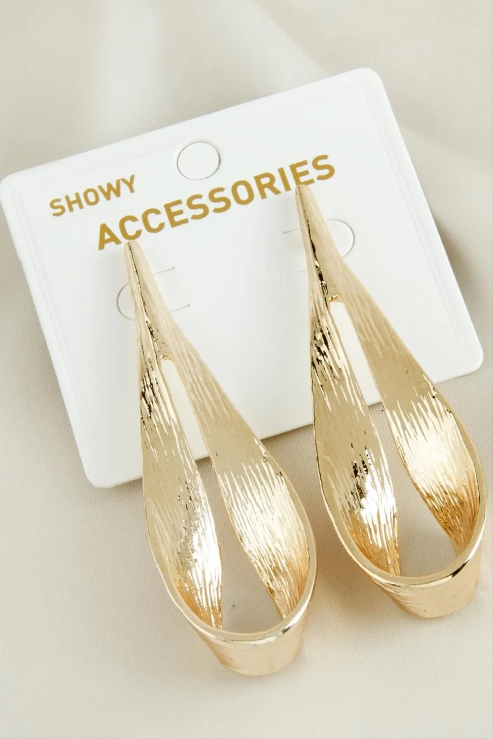 Oval Yeni Sezon Metal Küpe