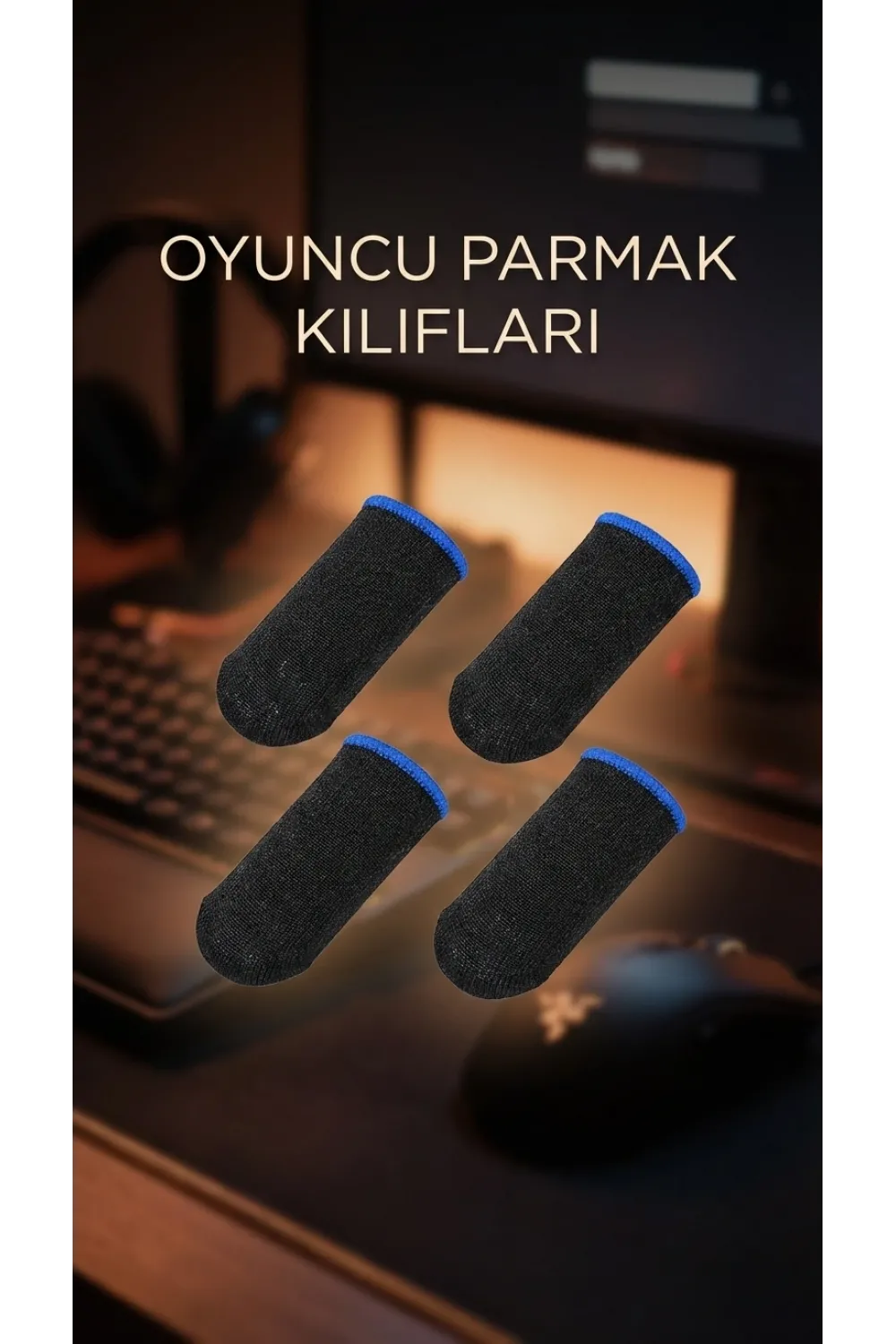 Oyuncu Eldiveni Parmaklık Hassasiyet Dayanıklı Tasarım Ergonomik Kullanım